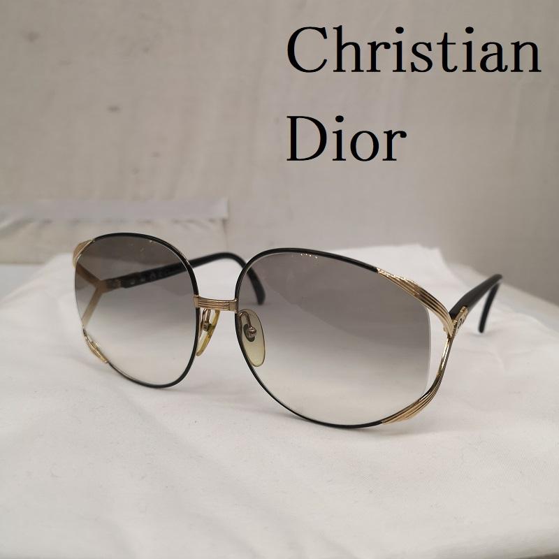 クリスチャンディオール Christian Dior めがね・サングラス サングラス サングラス ヴィンテージ 2250 48 63□17 optyl 社製 ビッグフェイス - 紫 / パープル / purple X 金 / ゴールド / gold color レディース USED 古着 中古 50162881
