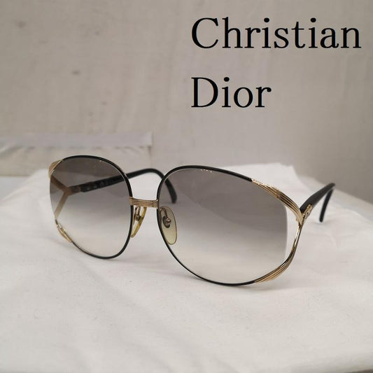クリスチャンディオール Christian Dior めがね・サングラス サングラス サングラス ヴィンテージ 2250 48 63□17 optyl 社製 ビッグフェイス - 紫 / パープル / purple X 金 / ゴールド / gold color レディース USED 古着 中古 50162881