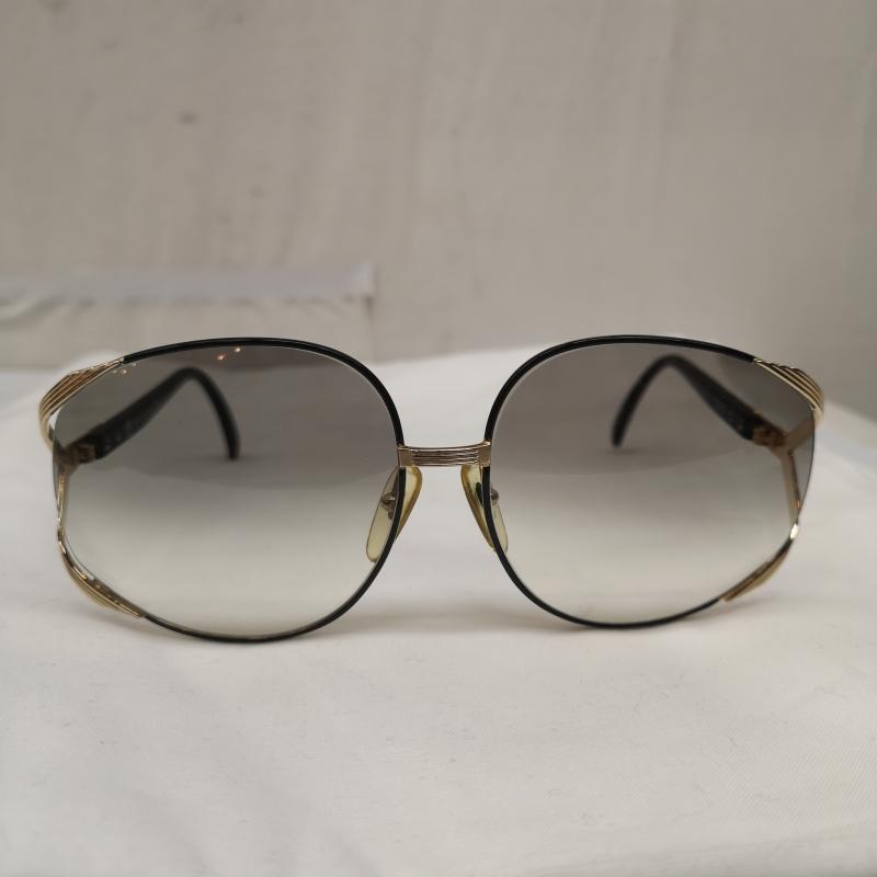 クリスチャンディオール Christian Dior めがね・サングラス サングラス サングラス ヴィンテージ 2250 48 63□17 optyl 社製 ビッグフェイス - 紫 / パープル / purple X 金 / ゴールド / gold color レディース USED 古着 中古 50162881
