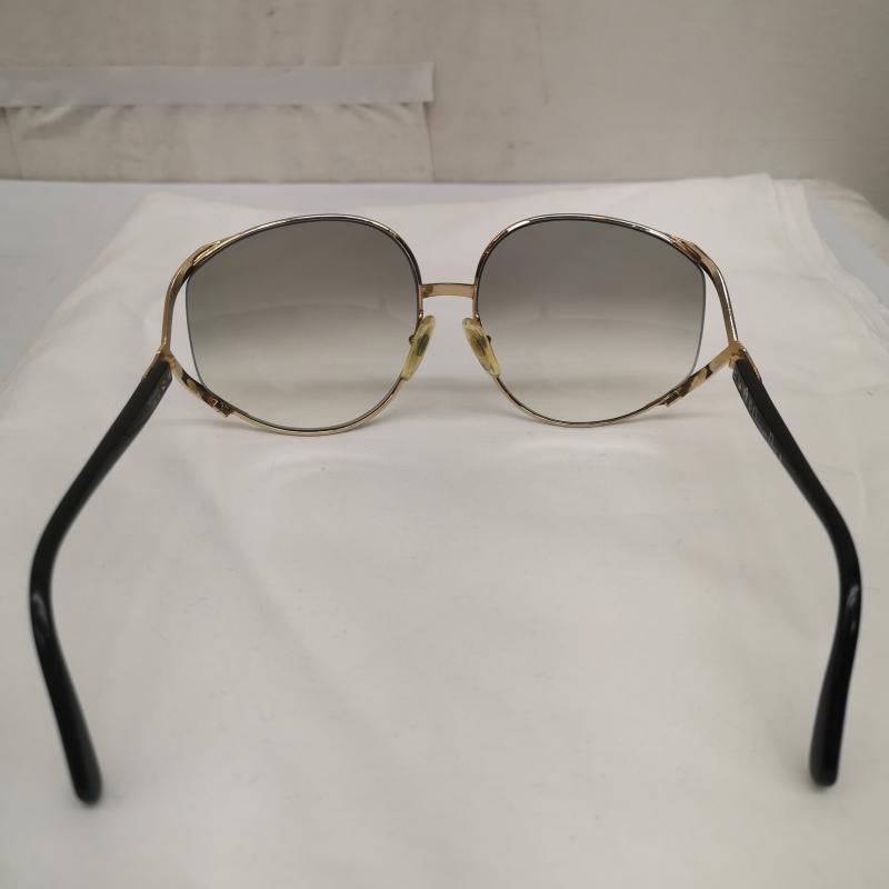 クリスチャンディオール Christian Dior めがね・サングラス サングラス サングラス ヴィンテージ 2250 48 63□17 optyl 社製 ビッグフェイス - 紫 / パープル / purple X 金 / ゴールド / gold color レディース USED 古着 中古 50162881