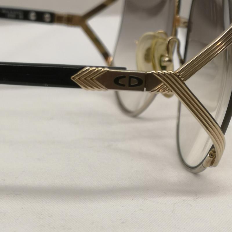 クリスチャンディオール Christian Dior めがね・サングラス サングラス サングラス ヴィンテージ 2250 48 63□17 optyl 社製 ビッグフェイス - 紫 / パープル / purple X 金 / ゴールド / gold color レディース USED 古着 中古 50162881