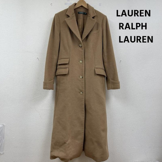ローレンラルフローレン LAUREN RALPH LAUREN コート コート一般 キャメルカラー ウール ロングコート チェスター コート 8 キャメル / キャメル / レディース USED 古着 中古 50162884