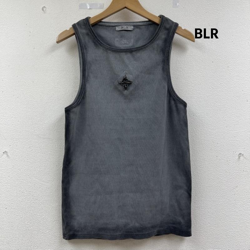 古着 USED タンクトップ タンクトップ BLR Logo Rivet Gradation Washing Sleeveless タンクトップ M 灰 / グレー / gray メンズ USED 古着 中古 50162888