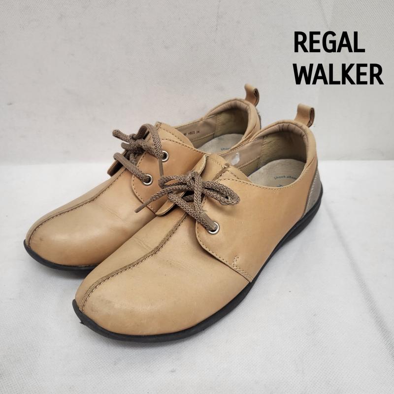 リーガル REGAL カジュアルシューズ カジュアルシューズ 本革 スニーカー アシストウォーク 24センチ 24.0cm 茶 / ブラウン / brown レディース USED 古着 中古 50162892
