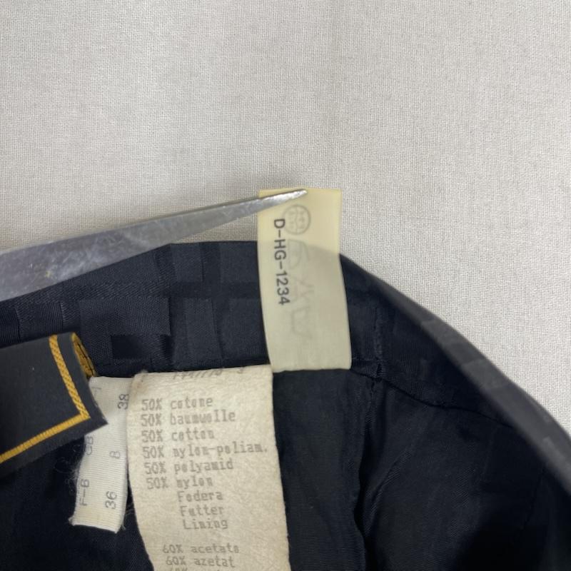 フェンディ FENDI スカート ひざ丈スカート イタリア製 ズッカ柄 FFロゴ 総柄 タイトスカート d-hg-1234 黒 / ブラック / black レディース USED 古着 中古 50162894