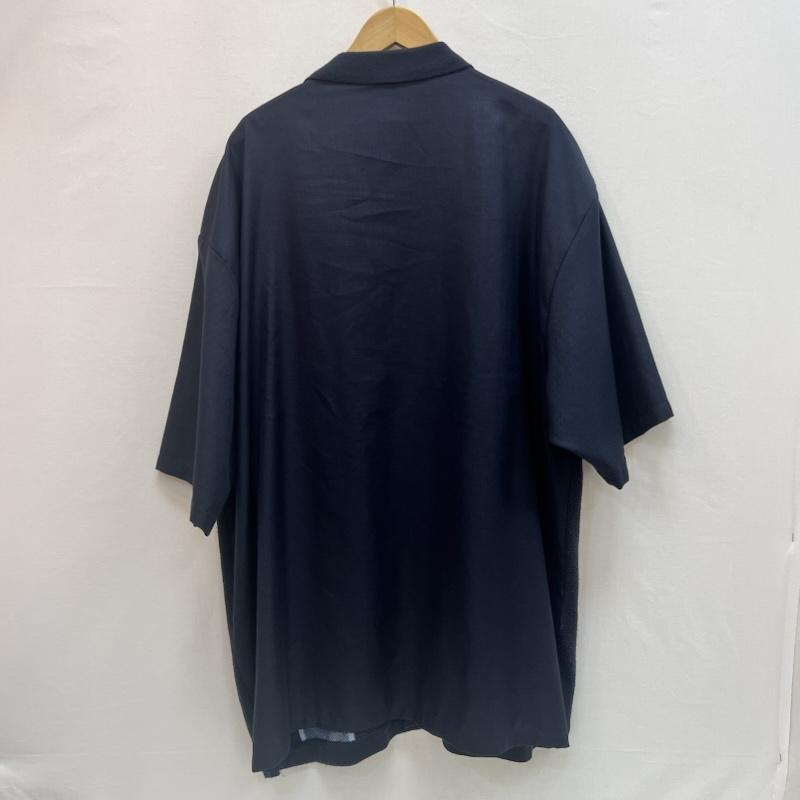 古着 USED シャツ、ブラウス 半袖 Michael Irvin 88 3Dニットシャツ 90s 00s 3XL - 紺 / ネイビー / navy メンズ USED 古着 中古 50162901