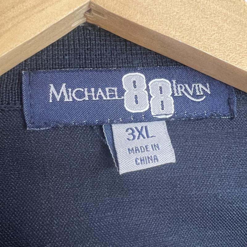 古着 USED シャツ、ブラウス 半袖 Michael Irvin 88 3Dニットシャツ 90s 00s 3XL - 紺 / ネイビー / navy メンズ USED 古着 中古 50162901