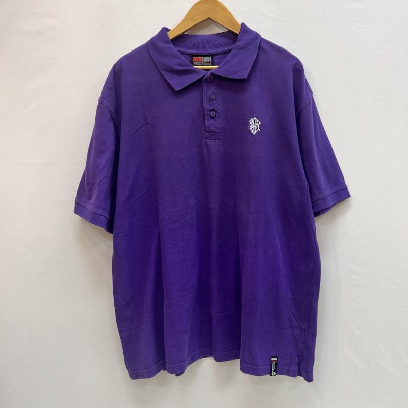 古着 USED ポロシャツ 半袖 SOUTH POLE サウスポール 90s 00s ロゴ ポロシャツ XXL - 紫 / パープル / purple メンズ USED 古着 中古 50162903