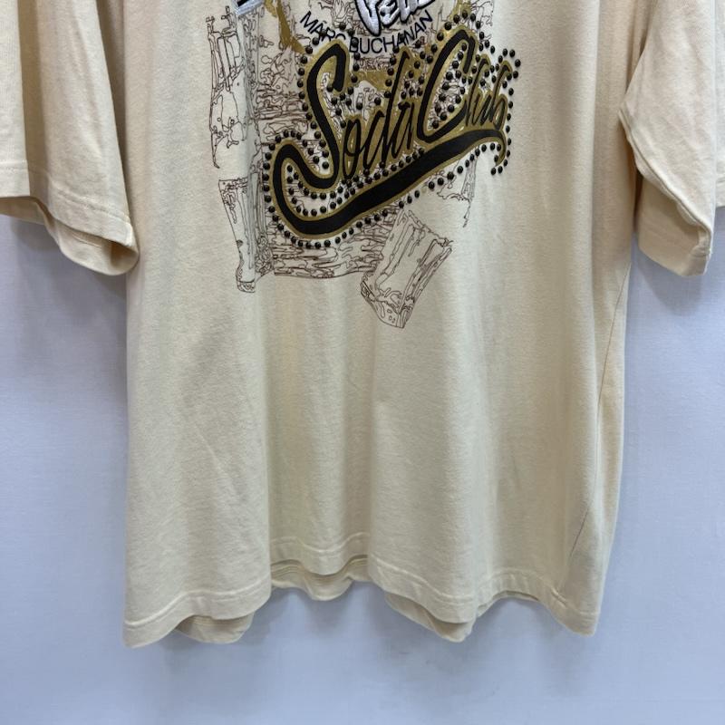 ペレペレ PELLEPELLE Tシャツ 半袖 90s 00s スタッズ ロゴ 刺繍 Tシャツ XL メンズ USED 古着 中古 50162907