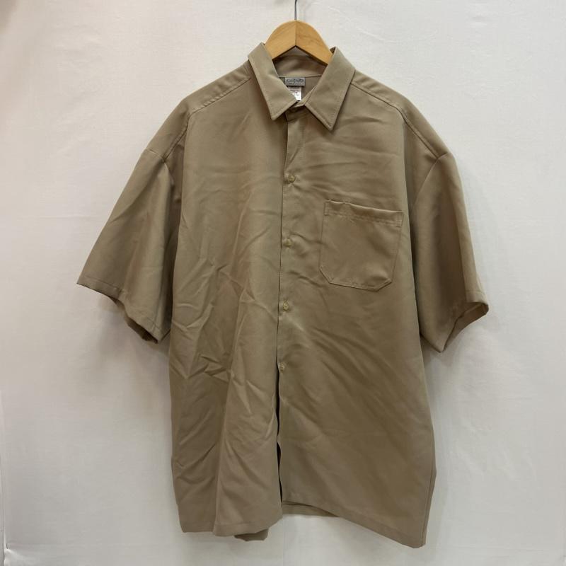 古着 USED シャツ、ブラウス 半袖 CalTop キャルトップ #1000 USA製 半袖シャツ チカーノ ウェッサイ XXL ベージュ / ベージュ / beige メンズ USED 古着 中古 50162911