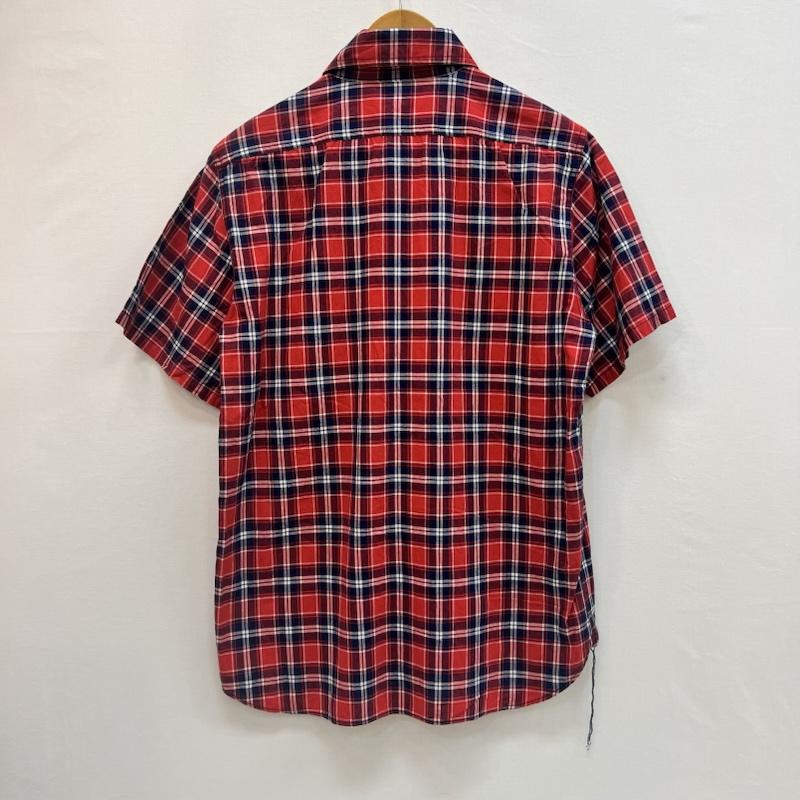 マッドヘクティク MADHECTIC シャツ、ブラウス 半袖 00s チェック ワークシャツ M 赤 / レッド / red メンズ USED 古着 中古 50162913