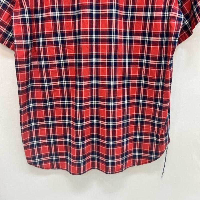 マッドヘクティク MADHECTIC シャツ、ブラウス 半袖 00s チェック ワークシャツ M 赤 / レッド / red メンズ USED 古着 中古 50162913