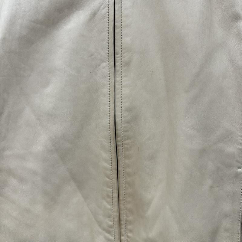 ダヴルジェイケイ wjk ジャケット、上着 ジャンパー、ブルゾン ラム レザー ジャケット M ベージュ / ベージュ / beige メンズ USED 古着 中古 50162919