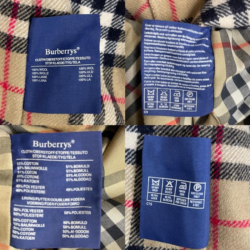 バーバリーズ BURBERRYS コート コート一般 英国製 比翼仕立て バルマカーン コート ステンカラー コート ベージュ / ベージュ / beige メンズ USED 古着 中古 50162924