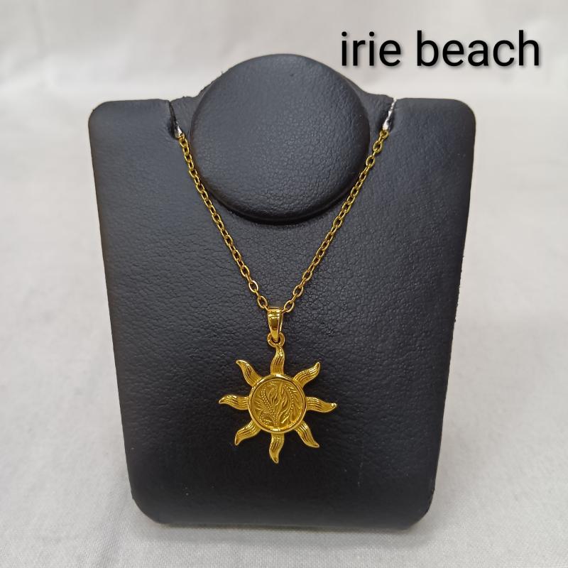 古着 USED アクセサリー ネックレス、ペンダント irie beach sunrise necklace GOLD 太陽モチーフ サージカルステンレス - 無地 金 / ゴールド / gold color メンズ USED 古着 中古 50162941