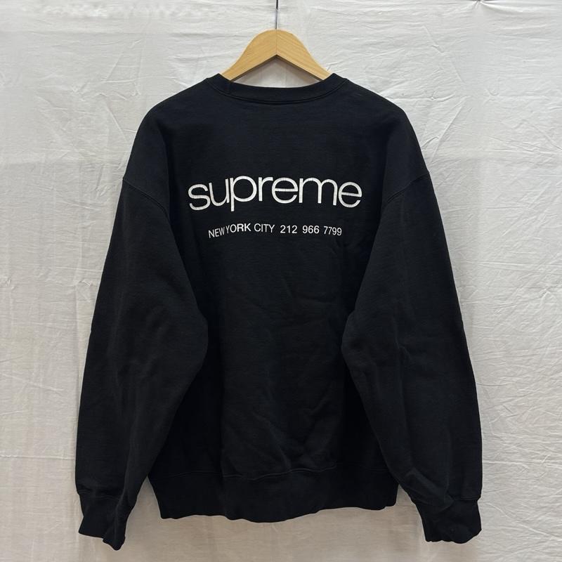 シュプリーム Supreme トレーナー 長袖 23AW NYC CREWNECK ニューヨークシティ クルーネック スウェット トレーナー L メンズ USED 古着 中古 50162945