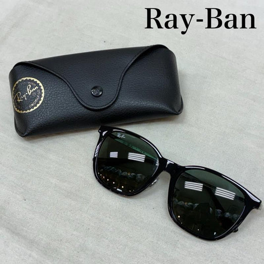 レイバン Ray-Ban めがね・サングラス サングラス RB4333D 6292/71 55-17 145 ウェリントン サングラス - メンズ USED 古着 中古 50162961