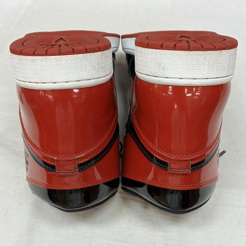 ナイキ NIKE スニーカー スニーカー Air Jordan 1 High OG Patent Bred エアジョーダン パテント ブレッド 555088-063 ハイカット スニーカー 30.0cm メンズ USED 古着 中古 50162966