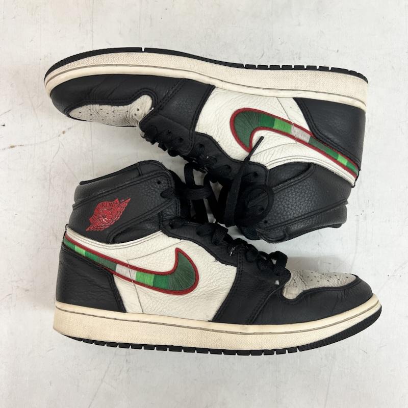 ナイキ NIKE スニーカー スニーカー AIR JORDAN 1 RETRO HIGH OG  A STAR IS BORN  555088-015 26.5cm 黒 / ブラック / black X オフホワイト / オフホワイト / メンズ USED 古着 中古 50162970