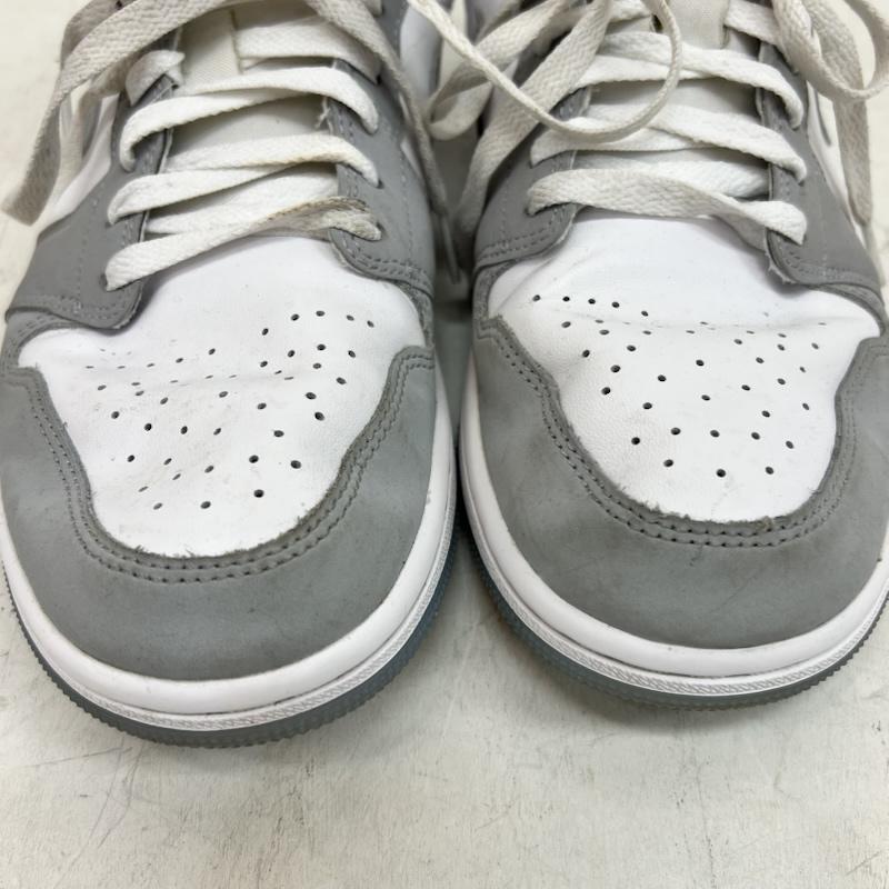 ナイキ NIKE スニーカー スニーカー WMNS AIR JORDAN 1 LOW WOLF GREY DC0774-105 エアジョーダン 27.0cm メンズ USED 古着 中古 50162978