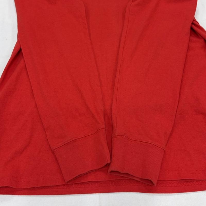 ステューシー STUSSY Tシャツ 長袖 長袖 ロゴ 両面プリント Tシャツ M ロゴ、文字 X プリント 赤 / レッド / red メンズ USED 古着 中古 50162980