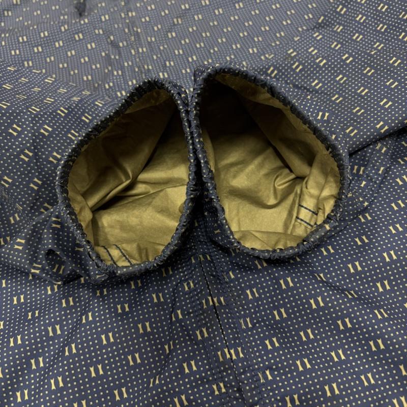 パタゴニア patagonia ジャケット、上着 ジャンパー、ブルゾン ナイロン ジップアップ パーカー ジャケット ライト＆バリアブル フーディー S 総柄 紺 / ネイビー / navy X ベージュ / ベージュ / beige メンズ USED 古着 中古 50162989