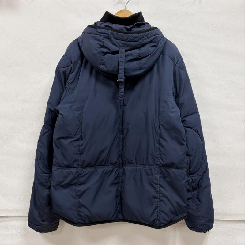 ラングラー Wrangler ジャケット、上着 ジャンパー、ブルゾン Rugged Goods 中綿 フーデッド ジャケット ミリタリー アウトドア リブカラー W4488YF L ワンポイント X ロゴ、文字 紺 / ネイビー / navy メンズ USED 古着 中古 50162991