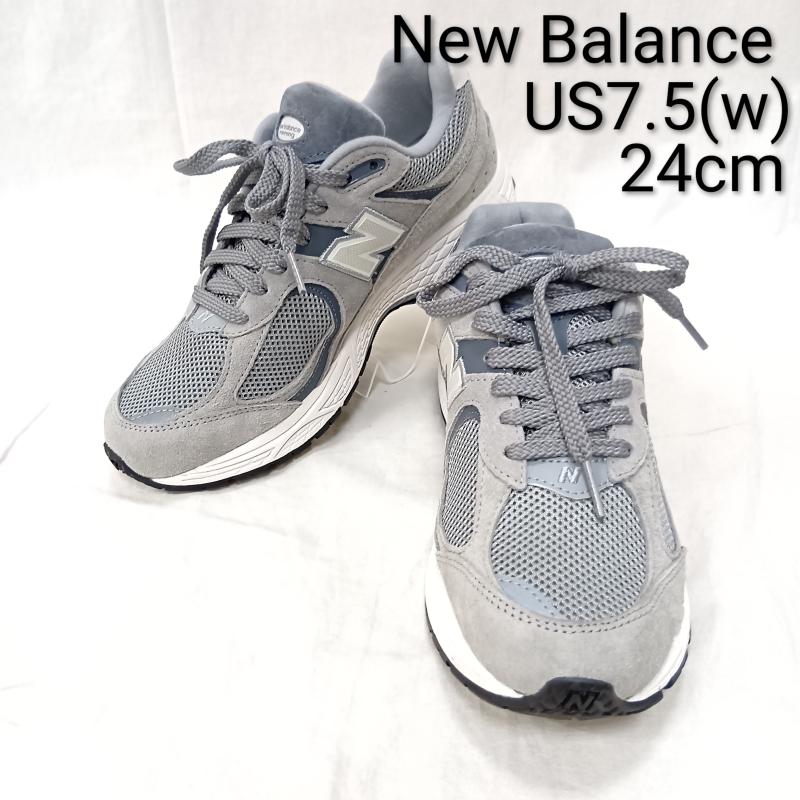 ニューバランス New Balance スニーカー スニーカー M2002RST GRAY US7.5(W)/24cm Dワイズ N ERGY ABZORB US：7.5 無地 灰 / グレー / gray レディース USED 古着 中古 50162993