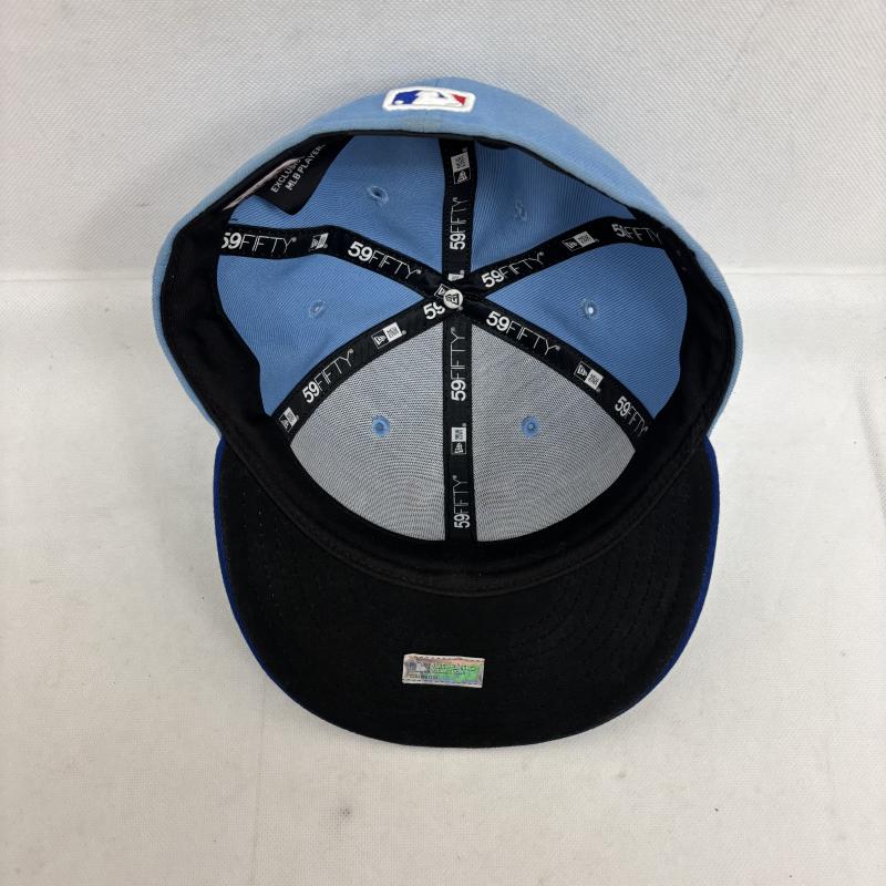 ニューエラ NEW ERA 帽子 キャップ 59FIFTY MLB On-Field テキサス・レンジャーズ ライトブルー 7 1/4 - 青 / ブルー / blue メンズ USED 古着 中古 50162998
