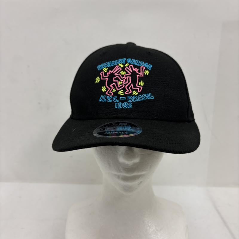 ニューエラ NEW ERA 帽子 キャップ 9FIFTY ブラックキャップ キースヘリング - 黒 / ブラック / black メンズ USED 古着 中古 50163000