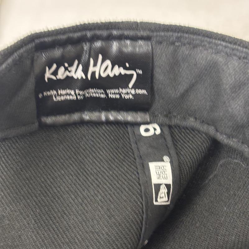 ニューエラ NEW ERA 帽子 キャップ 9FIFTY ブラックキャップ キースヘリング - 黒 / ブラック / black メンズ USED 古着 中古 50163000