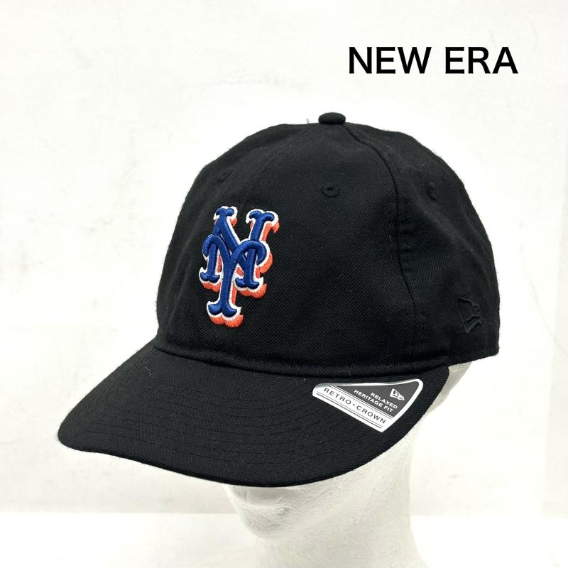 ニューエラ NEW ERA 帽子 キャップ ビームス ニューヨークメッツ キャップ ウール100% - 黒 / ブラック / black メンズ USED 古着 中古 50163001