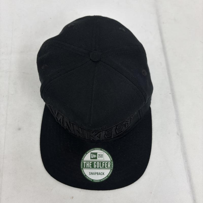 ニューエラ NEW ERA 帽子 キャップ ニューヨーク ヤンキース THE GOLFER SNAPBACK YANKEES - 黒 / ブラック / black メンズ USED 古着 中古 50163002