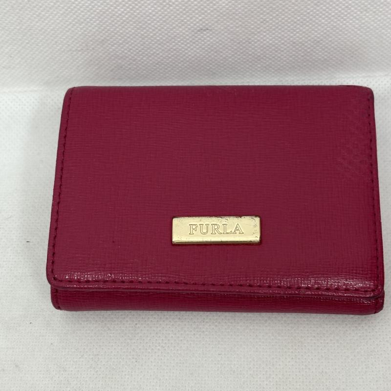 フルラ FURLA 財布 コンパクト財布 財布 三つ折り ピンク バビロン ミニ財布 - 桃 / ピンク / pink レディース USED 古着 中古 50163003