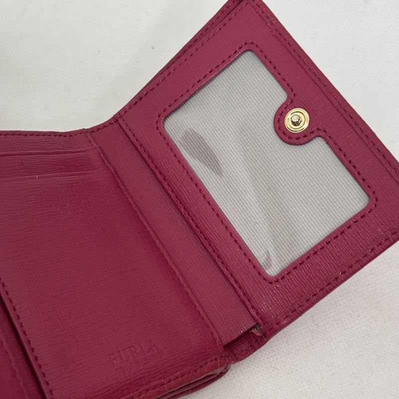 フルラ FURLA 財布 コンパクト財布 財布 三つ折り ピンク バビロン ミニ財布 - 桃 / ピンク / pink レディース USED 古着 中古 50163003