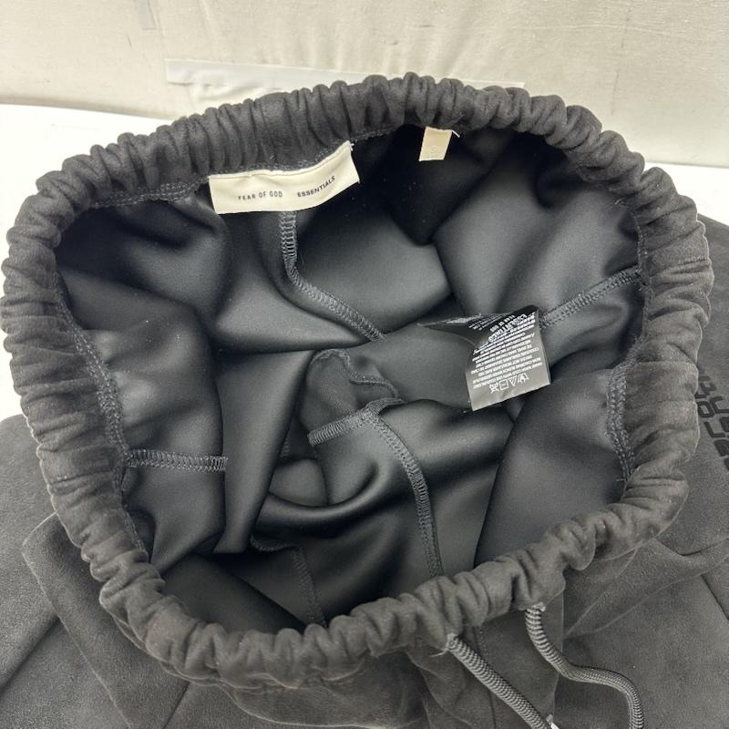 フィアーオブゴッド Fear of God パンツ ワークパンツ、ペインターパンツ ESSENTIALS フェイク スエード スウェット フレア パンツ S 黒 / ブラック / black メンズ USED 古着 中古 50163008