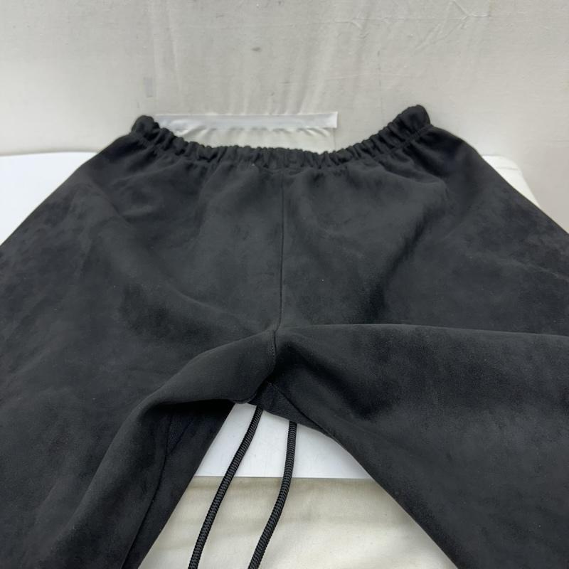 フィアーオブゴッド Fear of God パンツ ワークパンツ、ペインターパンツ ESSENTIALS フェイク スエード スウェット フレア パンツ S 黒 / ブラック / black メンズ USED 古着 中古 50163008