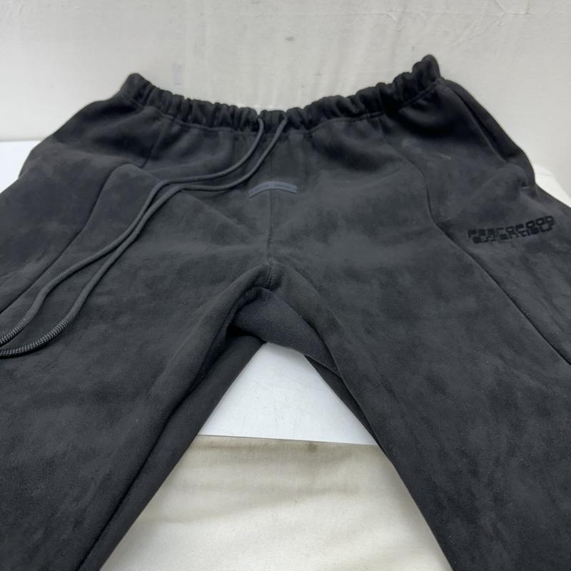 フィアーオブゴッド Fear of God パンツ ワークパンツ、ペインターパンツ ESSENTIALS フェイク スエード スウェット フレア パンツ S 黒 / ブラック / black メンズ USED 古着 中古 50163008