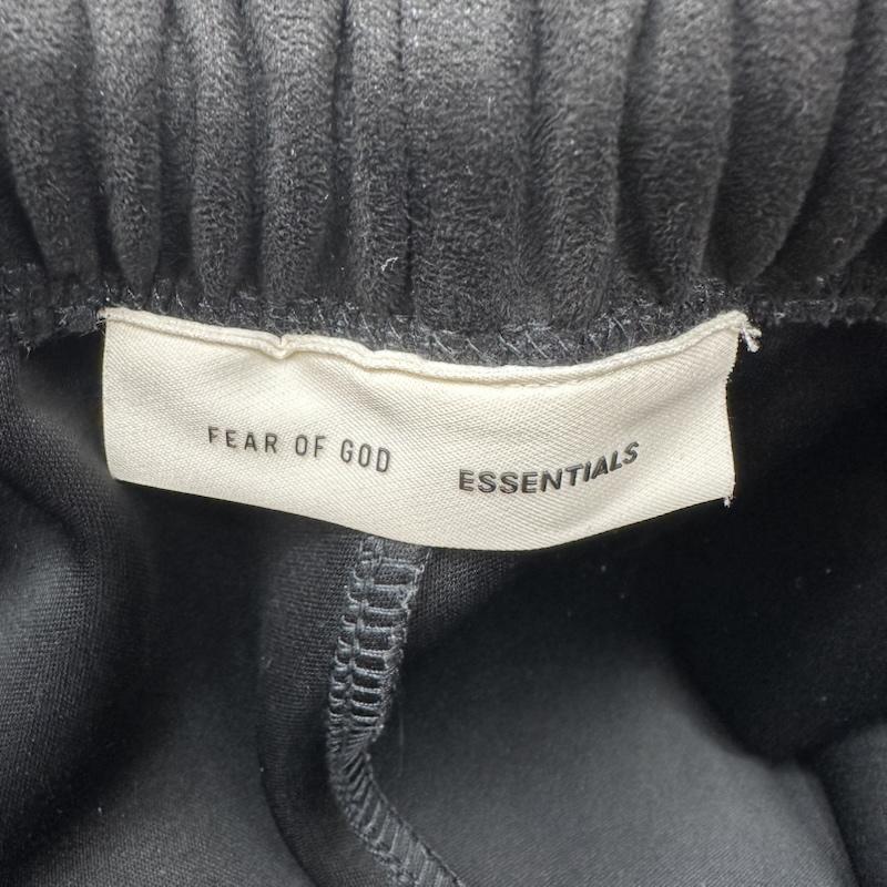 フィアーオブゴッド Fear of God パンツ ワークパンツ、ペインターパンツ ESSENTIALS フェイク スエード スウェット フレア パンツ S 黒 / ブラック / black メンズ USED 古着 中古 50163008