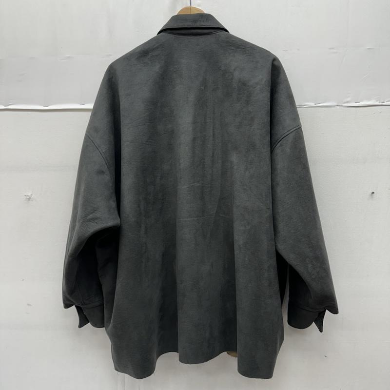 エヌハリウッド N.HOOLYWOOD ジャケット、上着 ジャンパー、ブルゾン Compile Line スエード ジップ ジャケット 2232-C006-013 36 ダークグレー / ダークグレー / メンズ USED 古着 中古 50163009