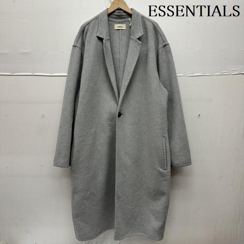 エッセンシャルズ ESSENTIALS コート コート一般 FEAR OF GOD ウール チェスター コート WOOL OVERCOAT XL 灰 / グレー / gray メンズ USED 古着 中古 50163011