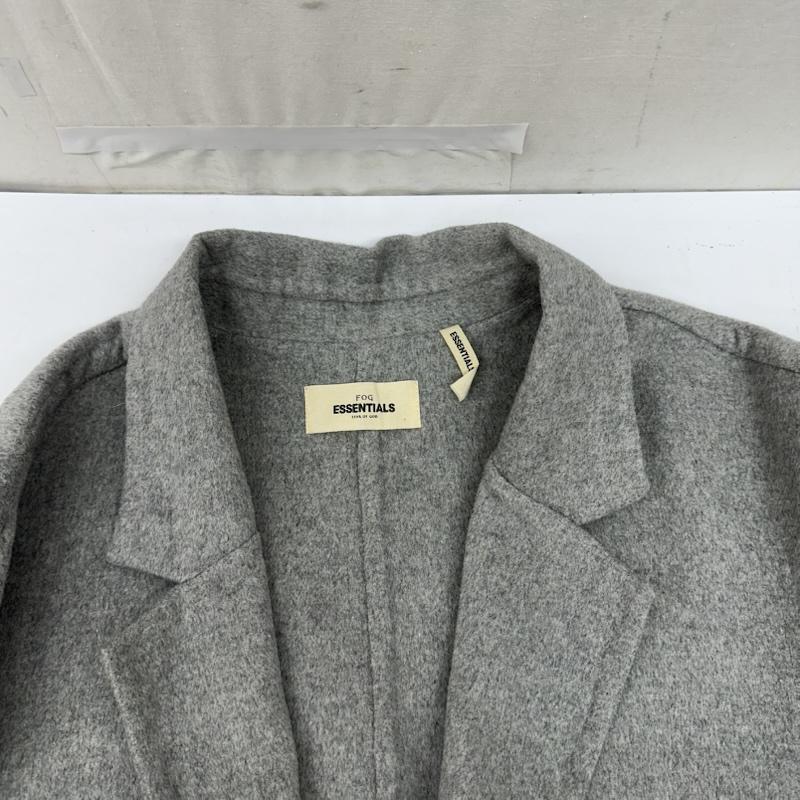 エッセンシャルズ ESSENTIALS コート コート一般 FEAR OF GOD ウール チェスター コート WOOL OVERCOAT XL 灰 / グレー / gray メンズ USED 古着 中古 50163011