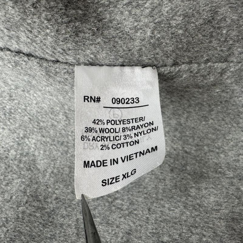 エッセンシャルズ ESSENTIALS コート コート一般 FEAR OF GOD ウール チェスター コート WOOL OVERCOAT XL 灰 / グレー / gray メンズ USED 古着 中古 50163011