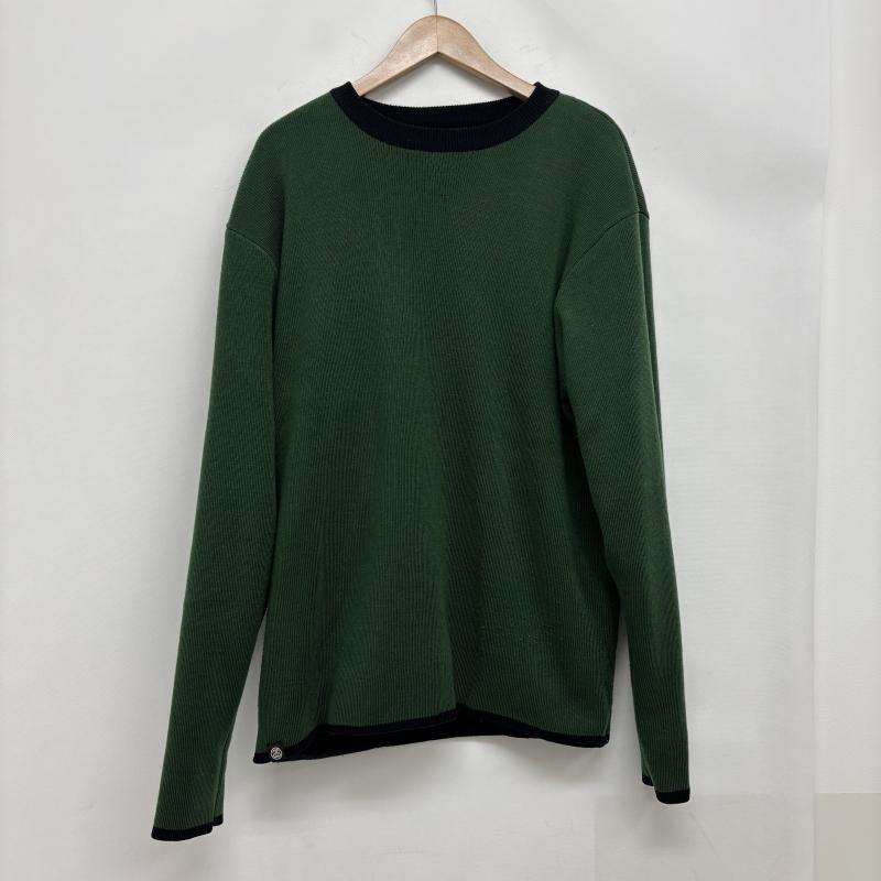 ステューシー STUSSY ニット、セーター 長袖 紺タグ オールドステューシー リバーシブル ニット XL 黒 / ブラック / black X 緑 / グリーン / green メンズ USED 古着 中古 50163013