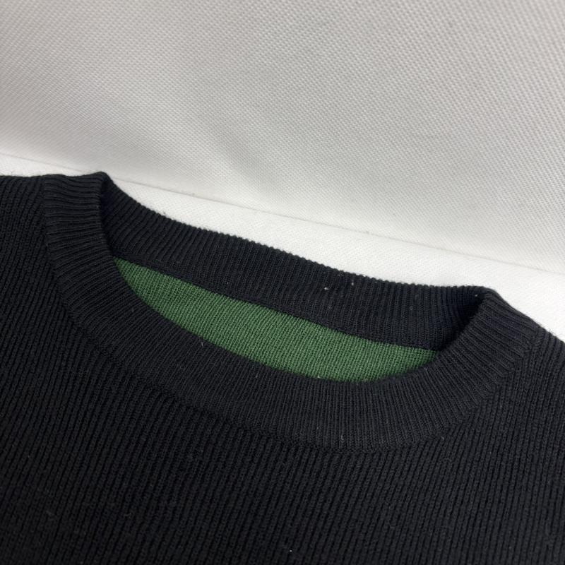 ステューシー STUSSY ニット、セーター 長袖 紺タグ オールドステューシー リバーシブル ニット XL 黒 / ブラック / black X 緑 / グリーン / green メンズ USED 古着 中古 50163013