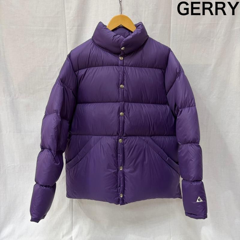 ジェリー GERRY ジャケット、上着 ダウンジャケット rgr-007d15 BIG DOWN JAKET パープル M フルボタン M 無地 紫 / パープル / purple メンズ USED 古着 中古 50163014