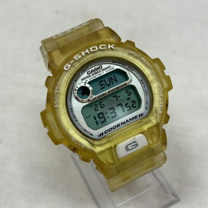 ジーショック G-SHOCK 腕時計 デジタル 1997 イルクジ クリア デジタル クォーツ 腕時計 DW-6910K - メンズ USED 古着 中古 50163015