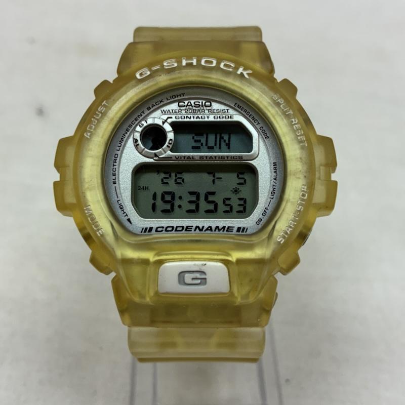 ジーショック G-SHOCK 腕時計 デジタル 1997 イルクジ クリア デジタル クォーツ 腕時計 DW-6910K - メンズ USED 古着 中古 50163015