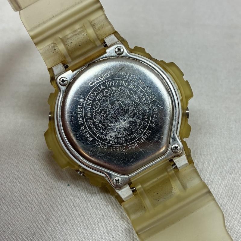 ジーショック G-SHOCK 腕時計 デジタル 1997 イルクジ クリア デジタル クォーツ 腕時計 DW-6910K - メンズ USED 古着 中古 50163015