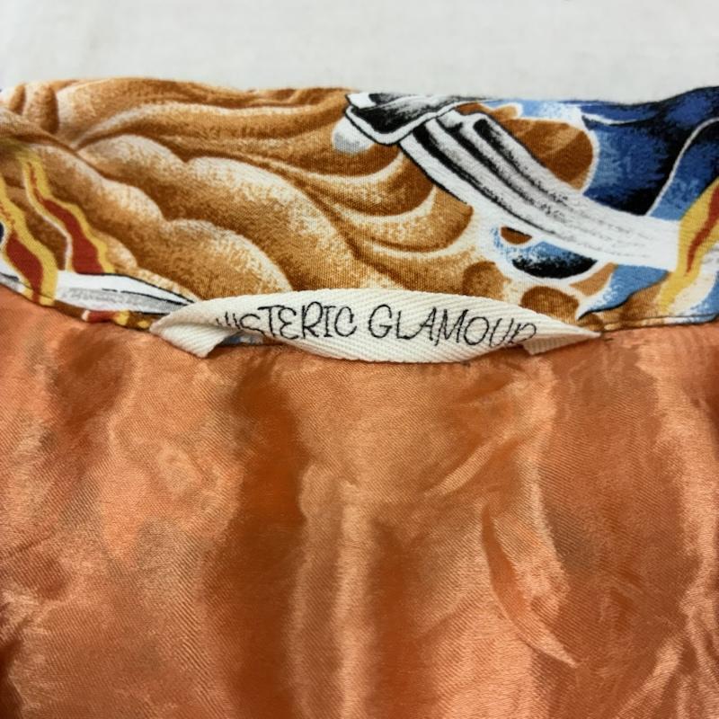 ヒステリックグラマー HYSTERIC GLAMOUR シャツ、ブラウス 半袖 オールド スカル 死神 薔薇 オープンカラー 開襟 アロハシャツ メンズ USED 古着 中古 50163017